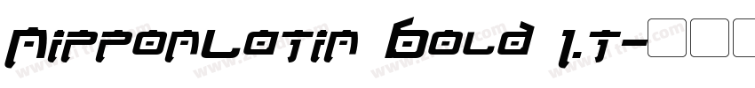 NipponLatin Bold 1.t字体转换